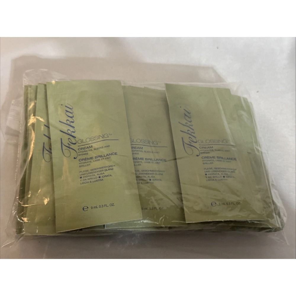 Fekkai Glossing Cream Samples lot of 25 0.3 each Hydrate & Shine New - Picture 4 of 5